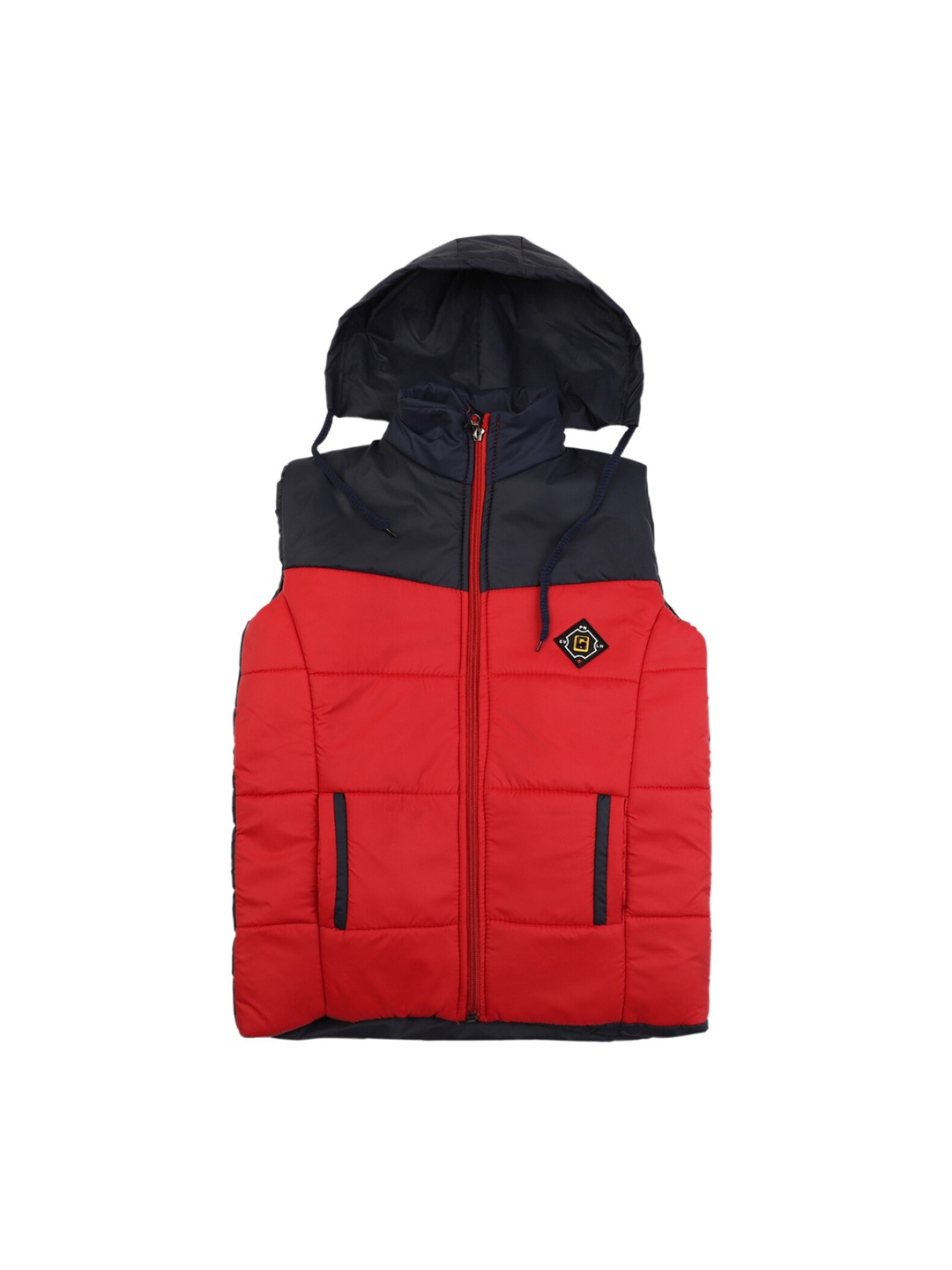 

V-Mart Boys Red Black Colourblocked Lightweight Padded Jacket
