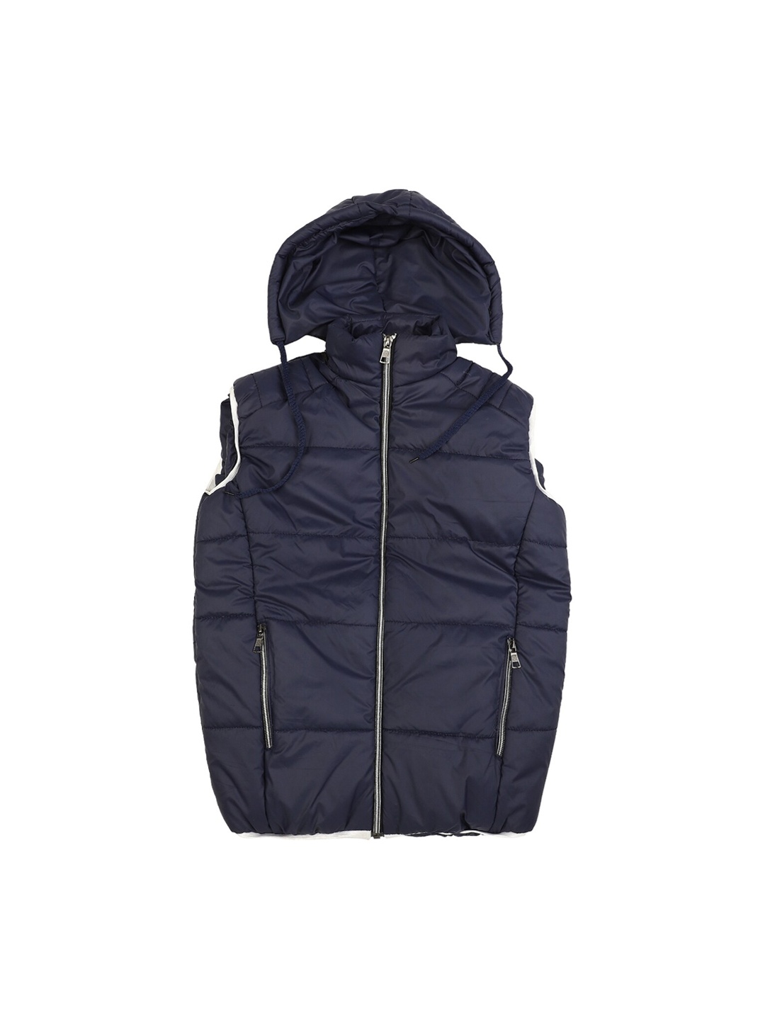 

V-Mart Boys Navy Blue Striped Lightweight Padded Jacket