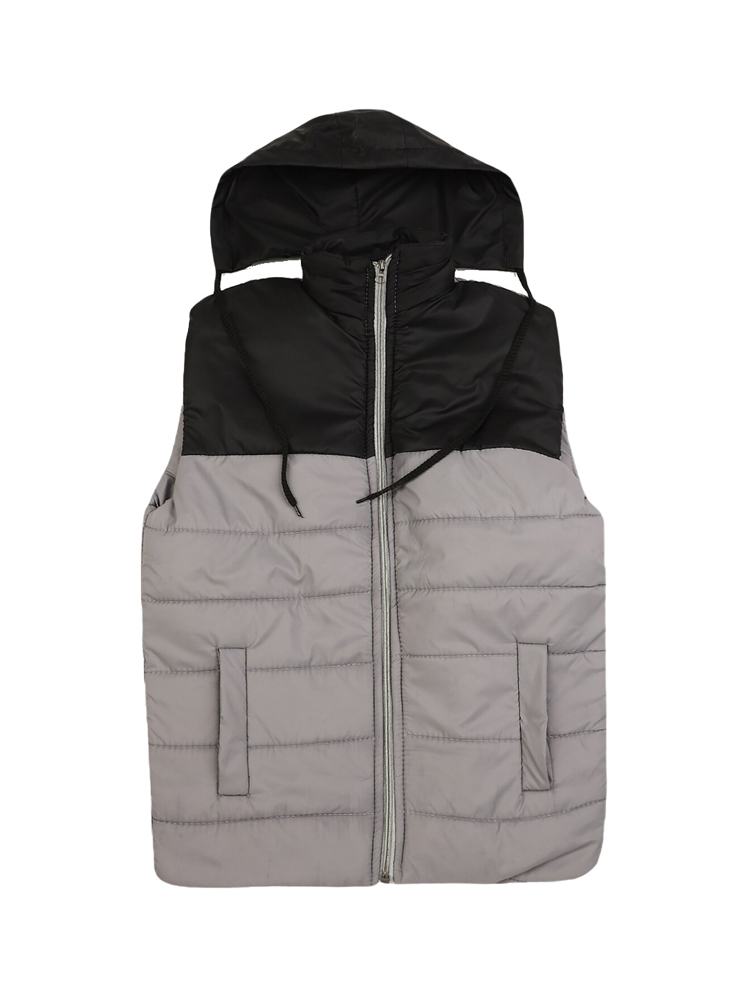 

V-Mart Boys Grey Colourblocked Lightweight Padded Jacket