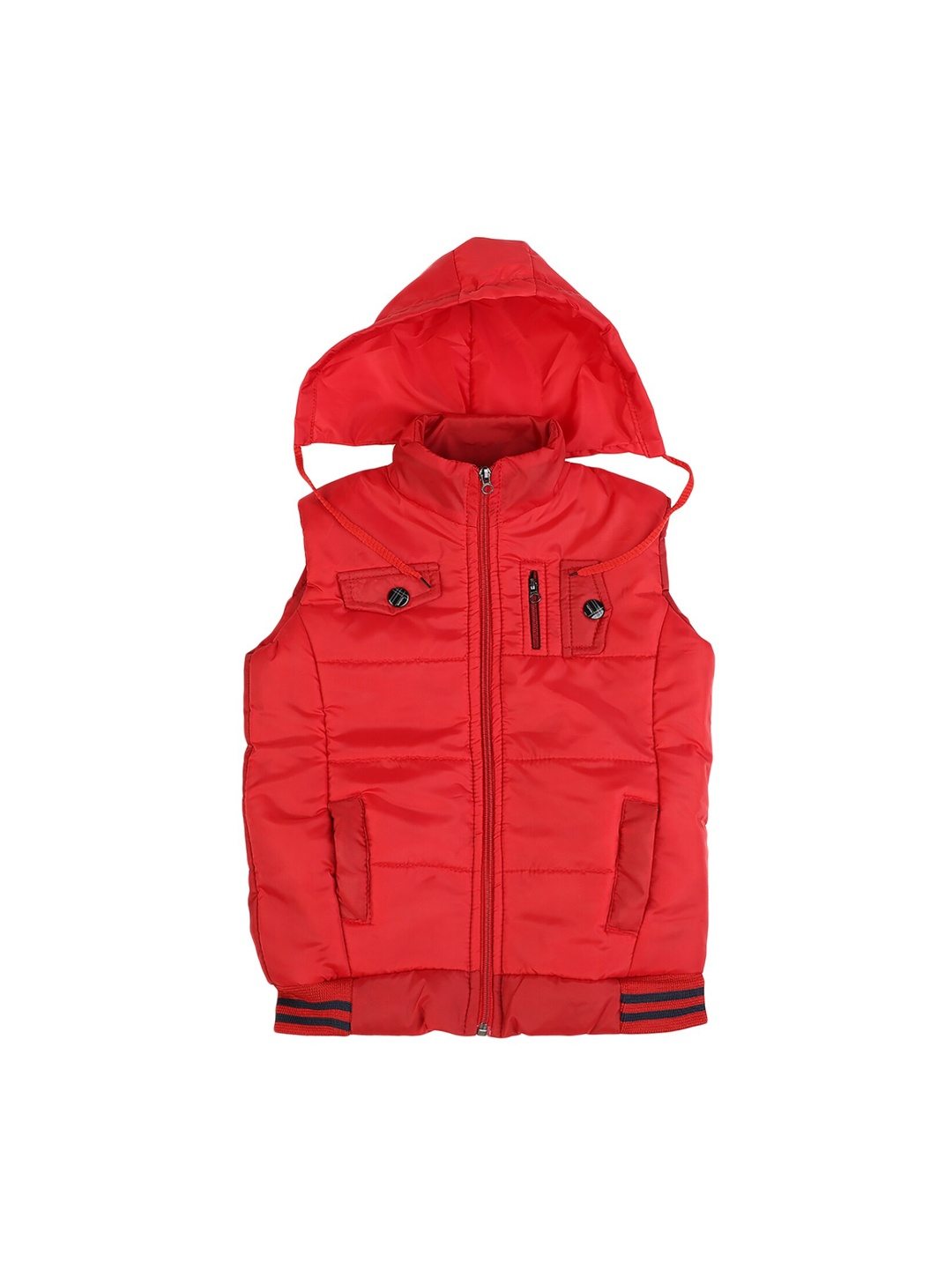 

V-Mart Boys Red Lightweight Longline Bomber Jacket