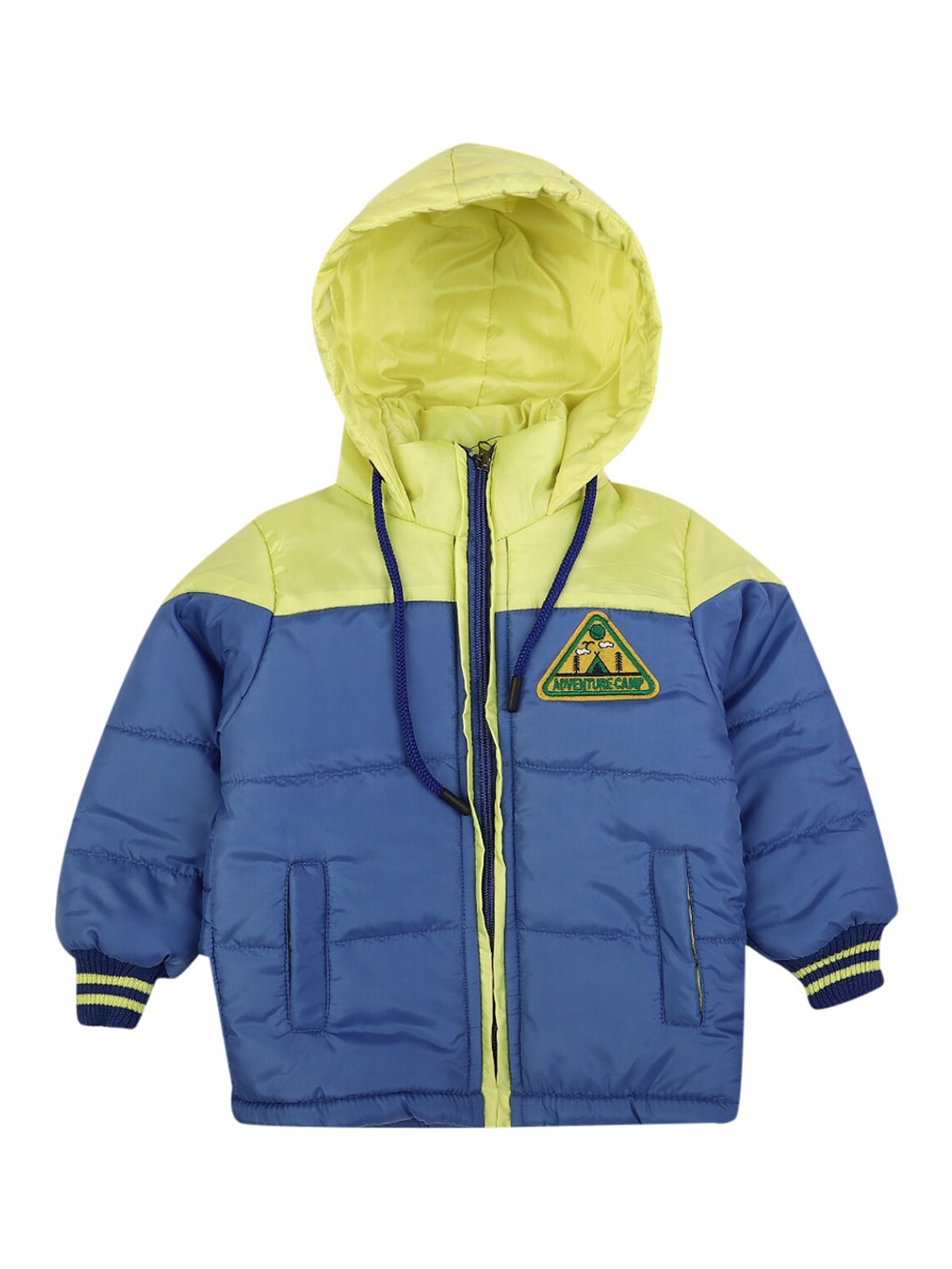 

V-Mart Boys Blue Colourblocked Lightweight Bomber Jacket