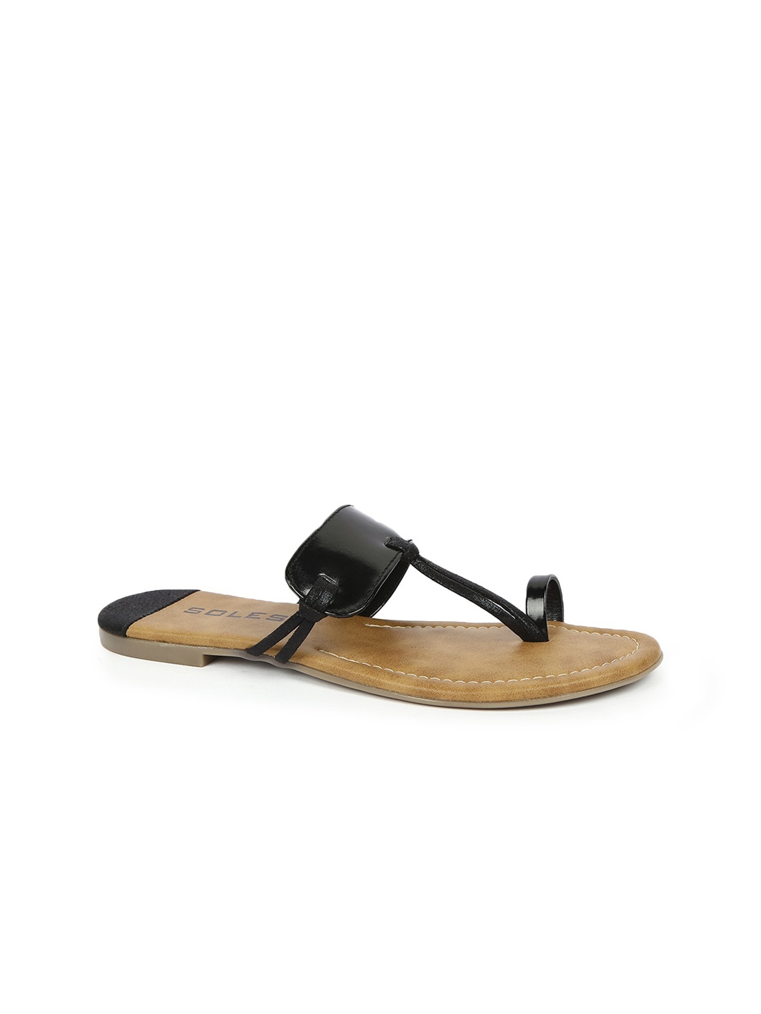 

SOLES Women Black Flats
