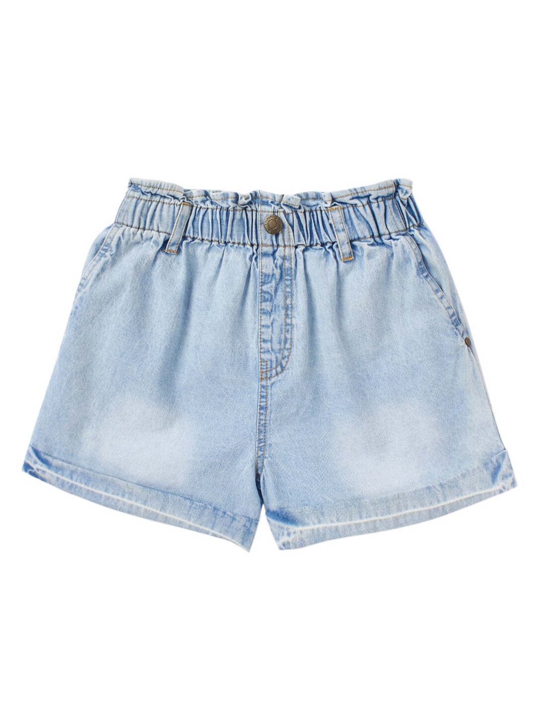

Cub McPaws Girls Blue Washed Denim Shorts