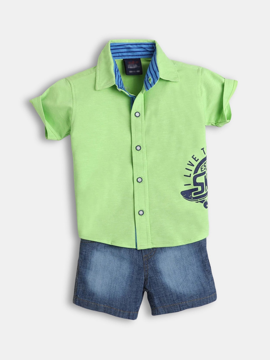 

Hopscotch Boys Green Clothing Set