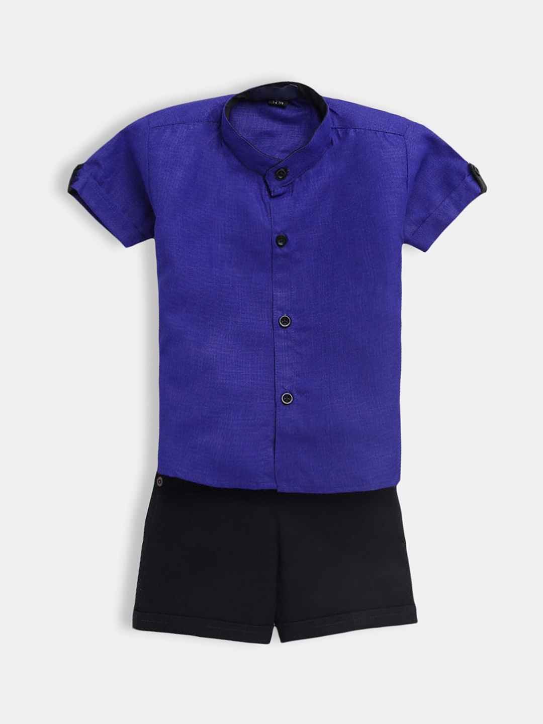 

Hopscotch Boys Black & Blue Clothing Set