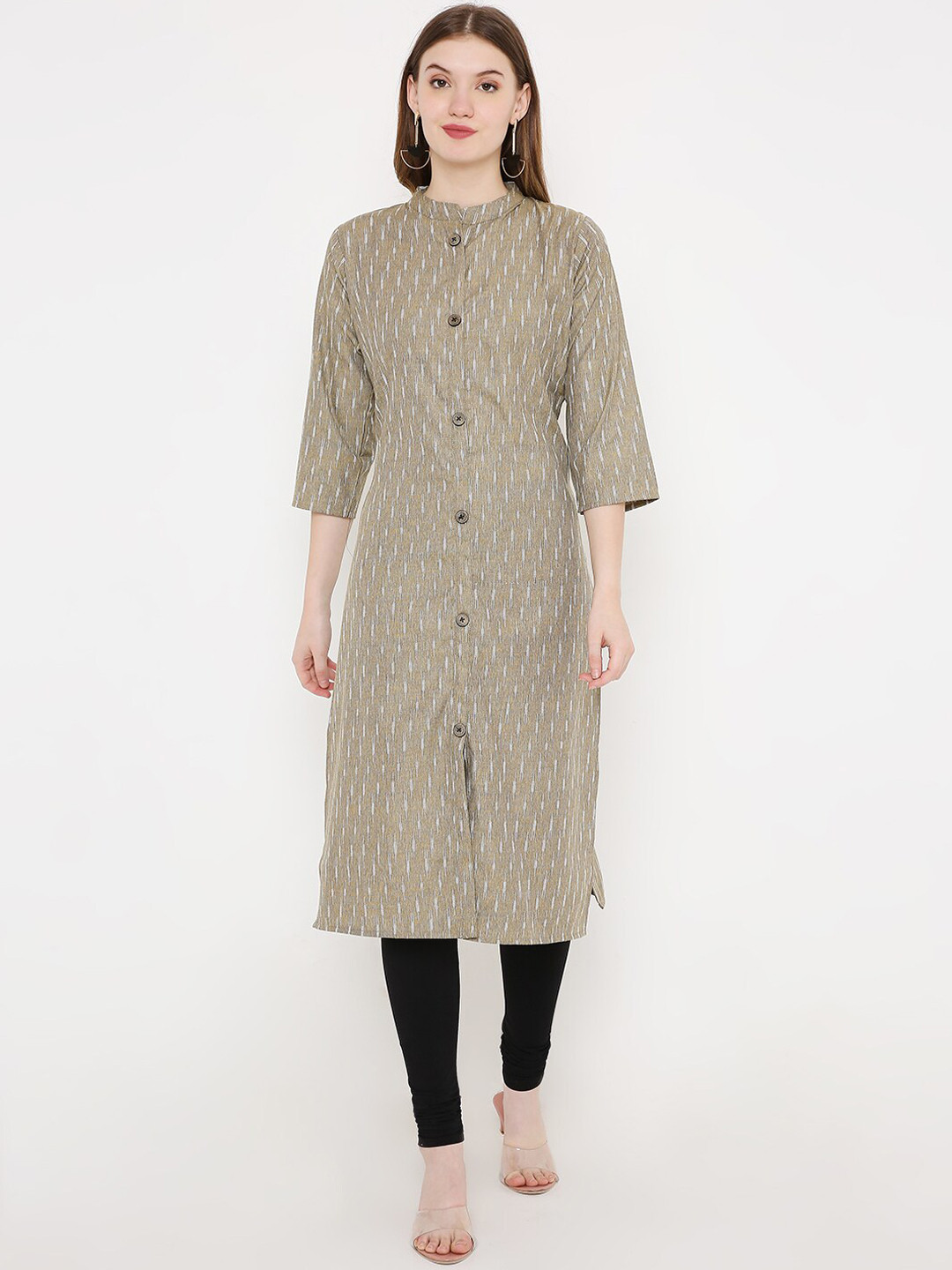

Peppertree Women Brown Ethnic Motifs Kurta