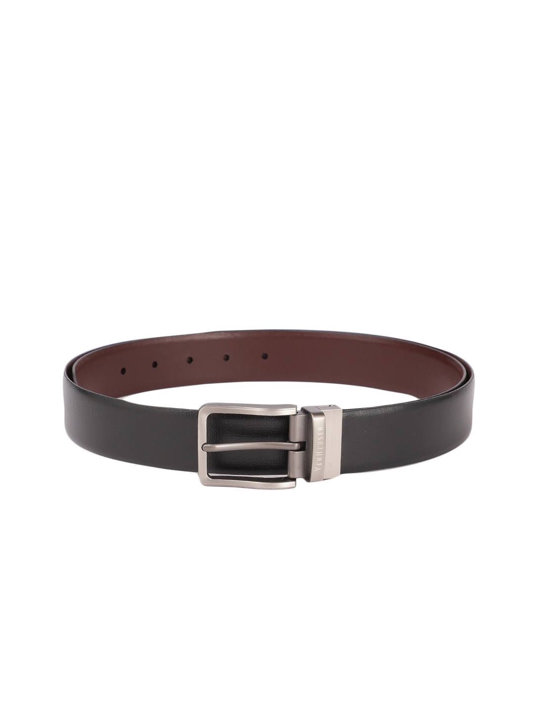 

Van Heusen Men Brown Leather Formal Belt