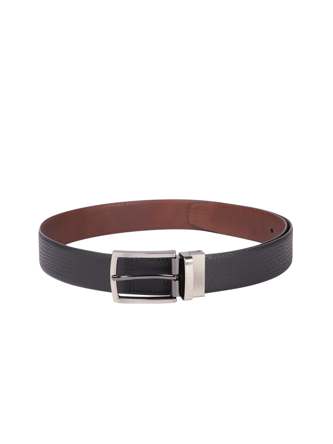 

Van Heusen Men Black Leather Formal Belt