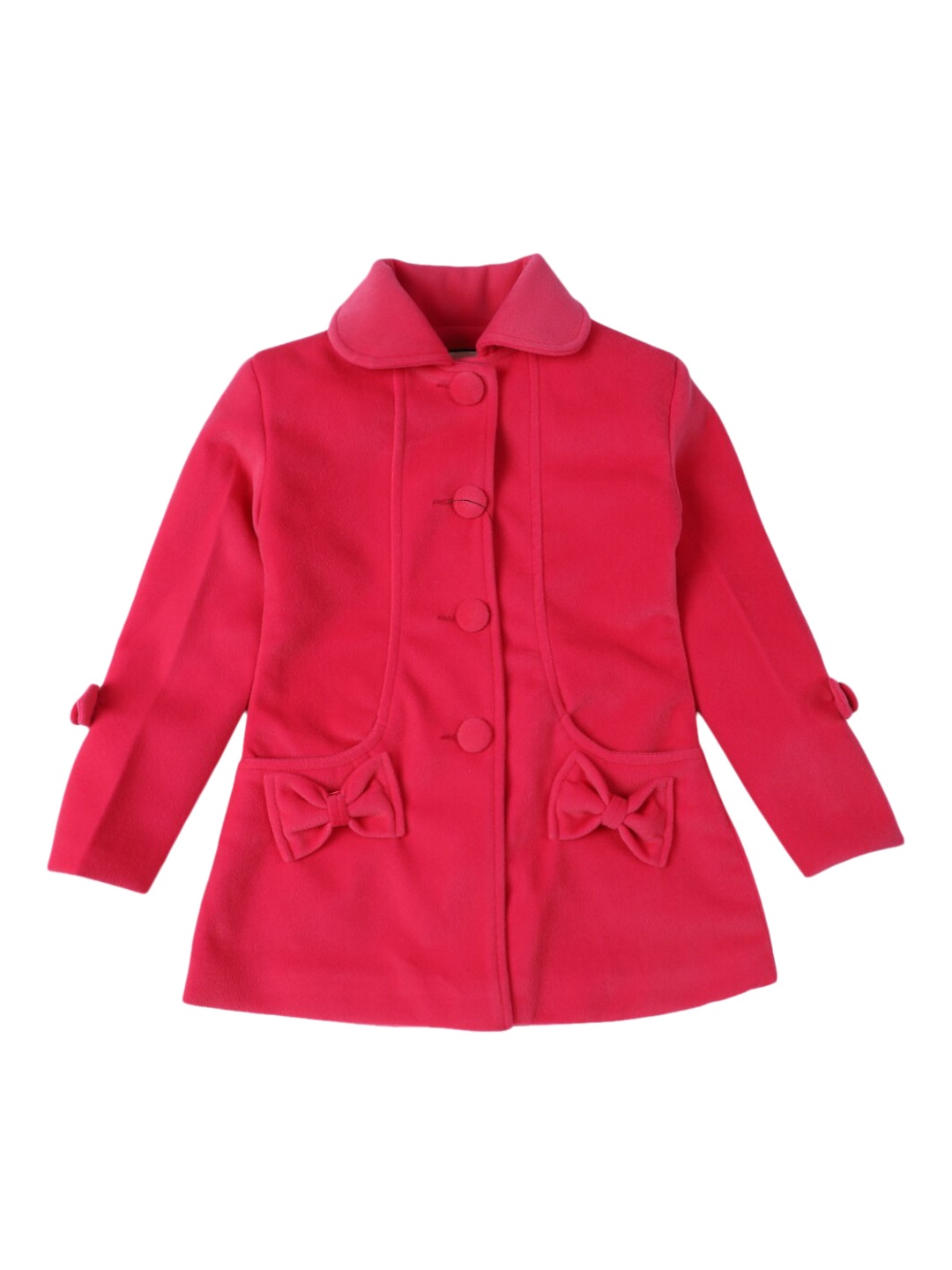 

V-Mart Girls Pink Lightweight Longline Open Front Jacket