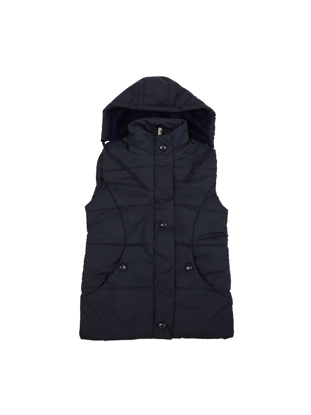 

V-Mart Girls Navy Blue Lightweight Longline Jacket