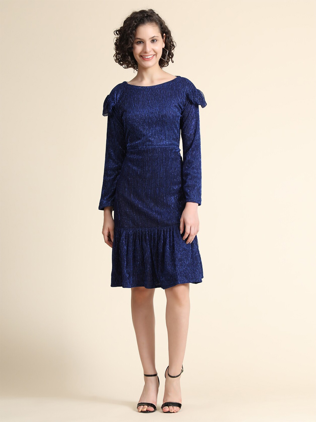 

WESTHOOD Blue Sheath Party Dress