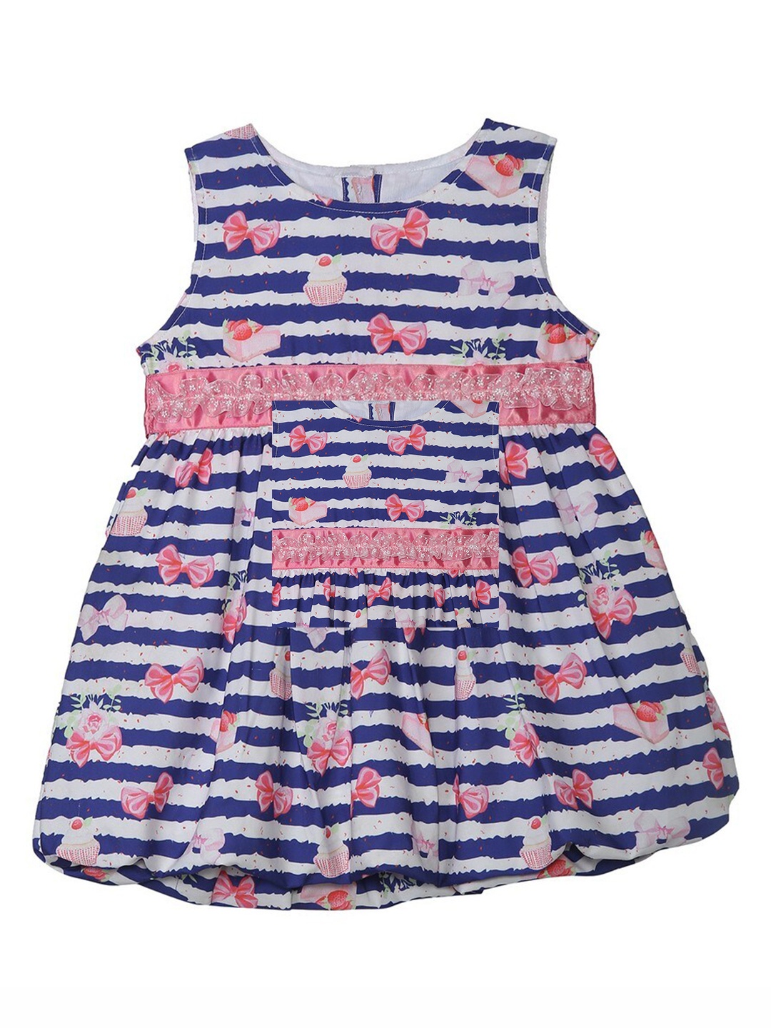 

612League Blue & Pink Dress