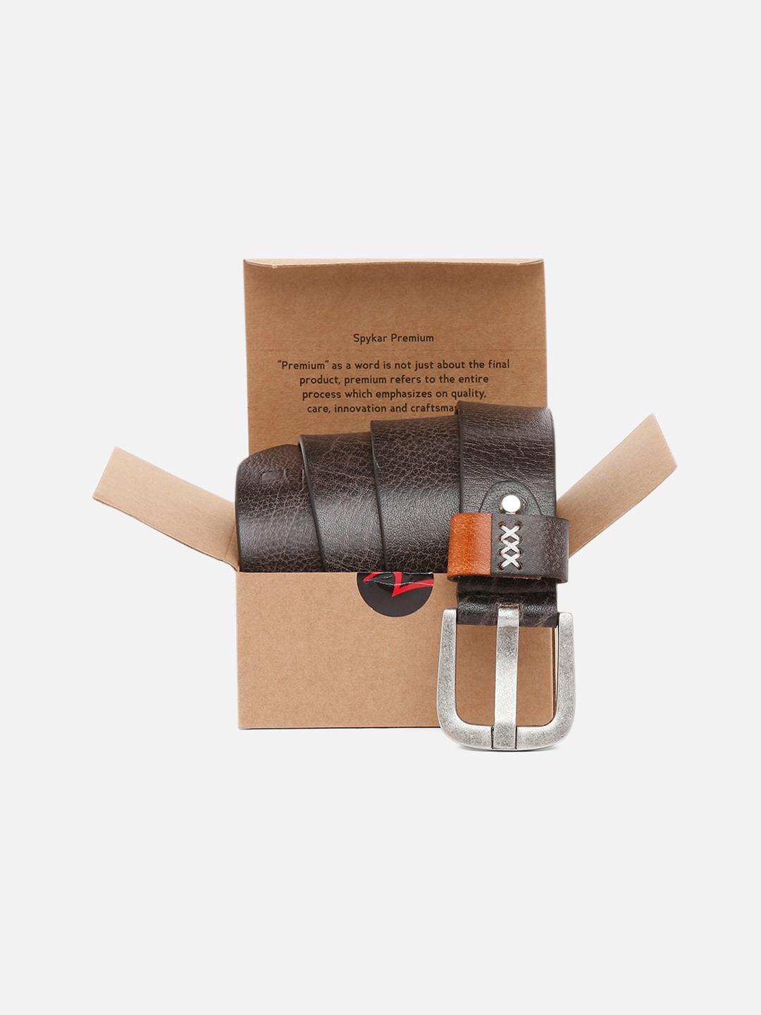 SPYKAR Men Black Leather Belts