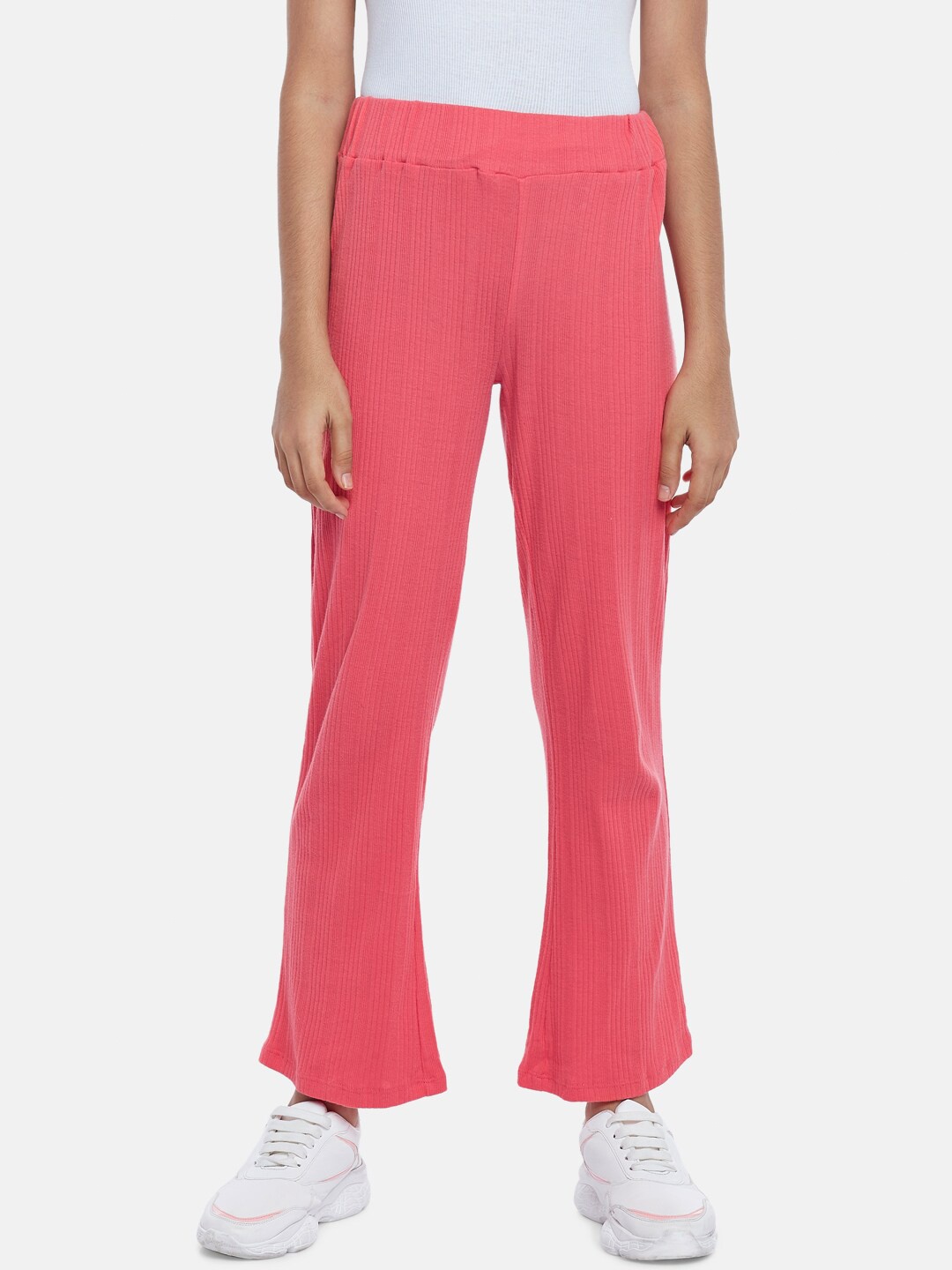 

Coolsters by Pantaloons Girls Coral Flared Knitted Palazzos