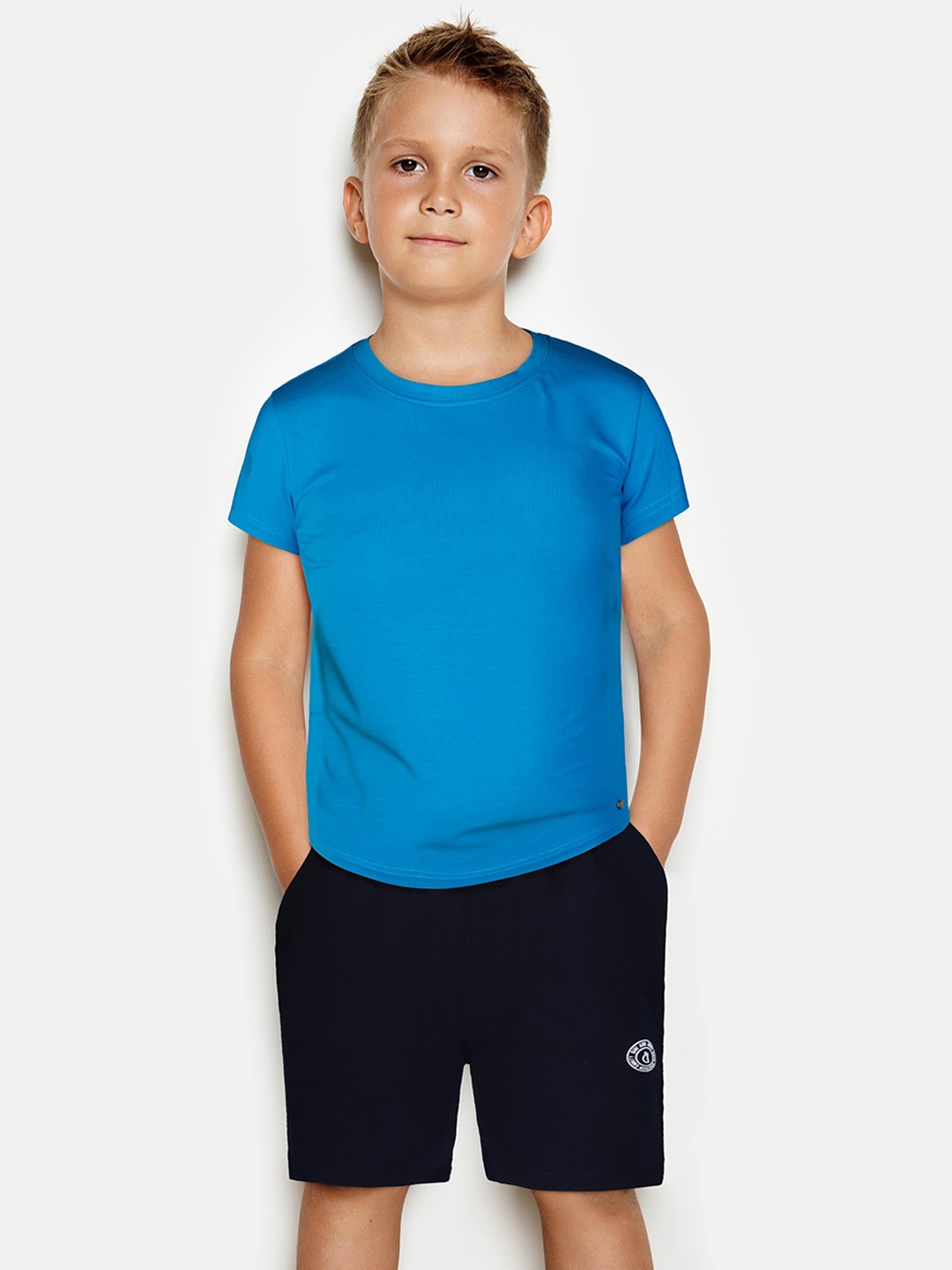 

Gini and Jony Boys Navy Blue Sports Shorts