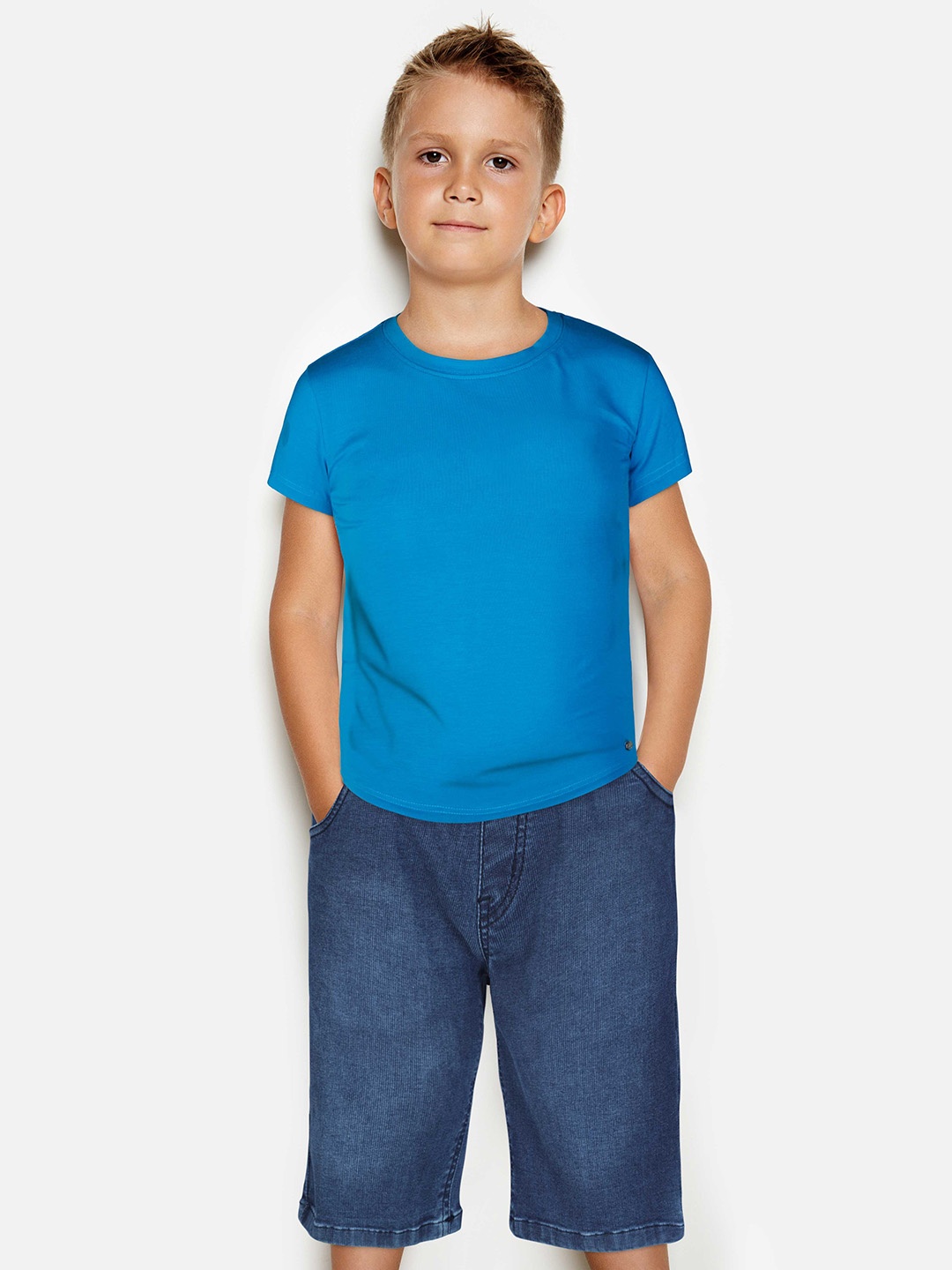 

Gini and Jony Boys Navy Blue Washed Denim Shorts