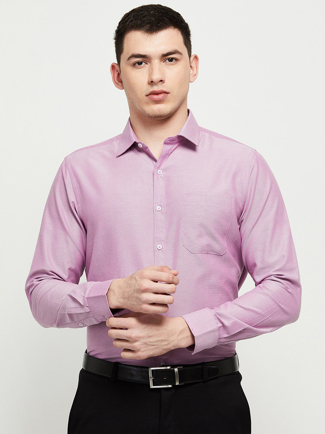 

max Men Purple Casual Shirt