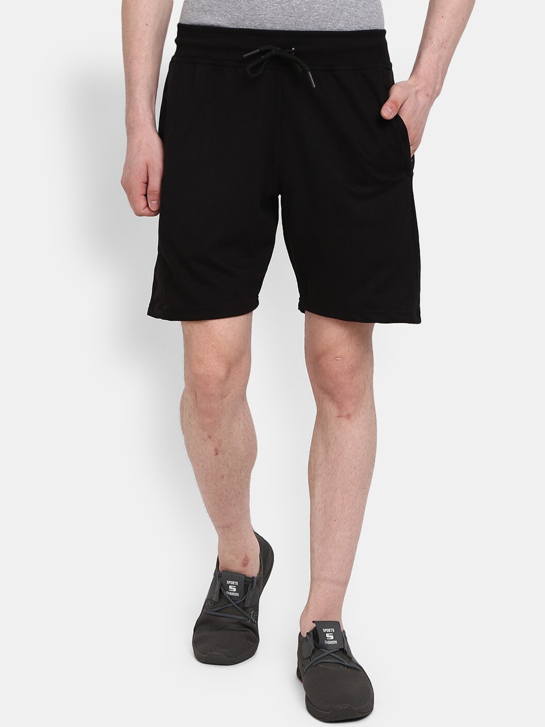 

V-Mart Men Black Outdoor Cotton Shorts