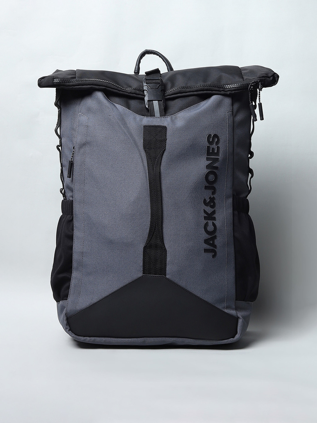 

Jack & Jones Men Grey Typography Backpack