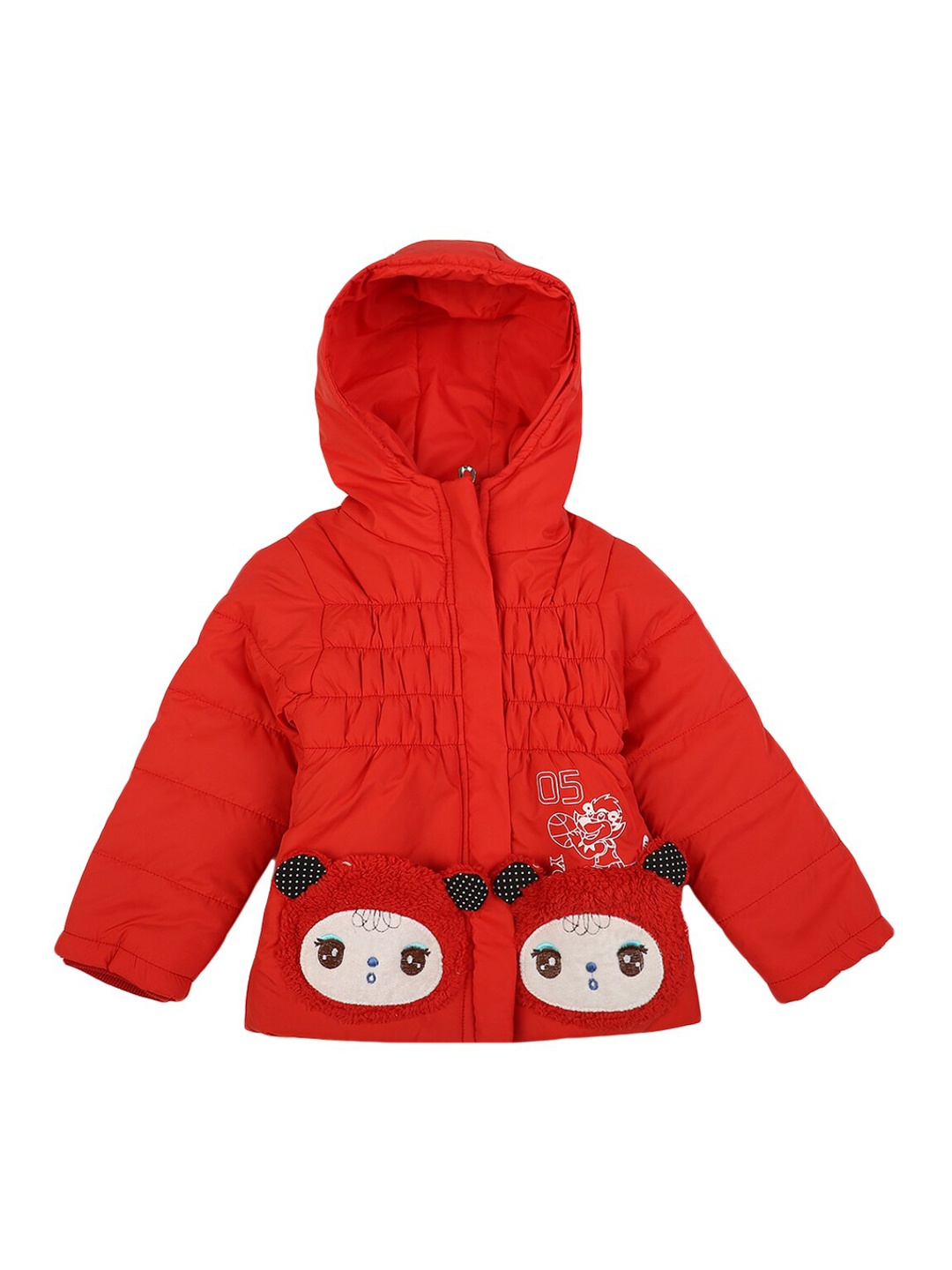 

V-Mart Unisex Kids Red Lightweight Puffer Jacket