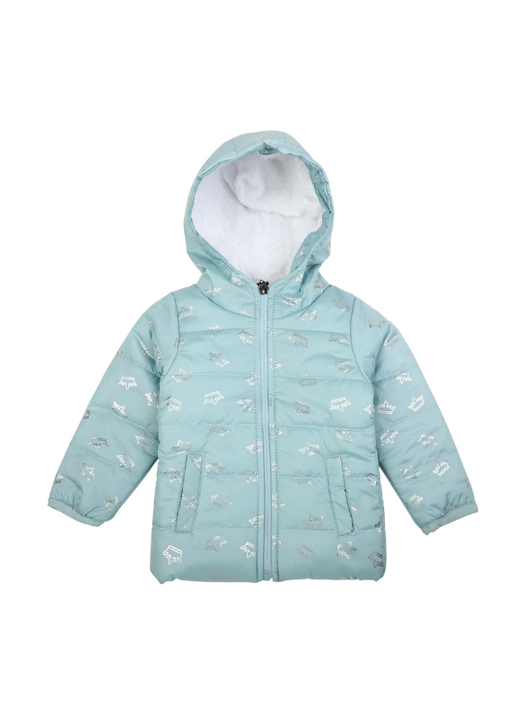 

V-Mart Kids Blue & Silver Lightweight Padded Jacket