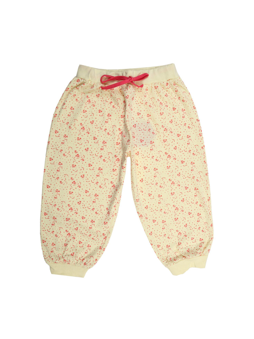 

V-Mart Girls Yellow Floral Printed Capris Shorts
