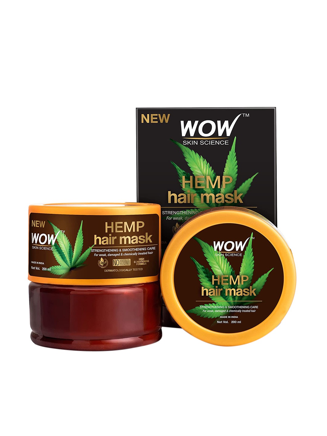 

WOW SKIN SCIENCE Brown Hemp Hair Mask - 200ML