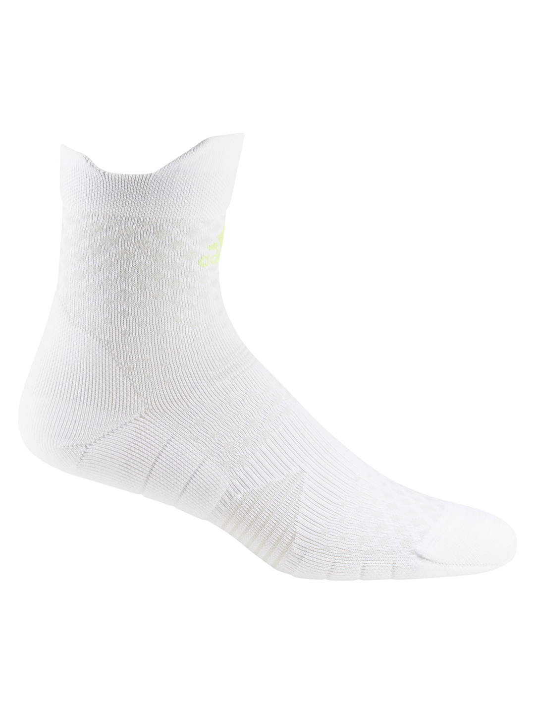 

ADIDAS Unisex White Patterned Above-Ankle Length Socks