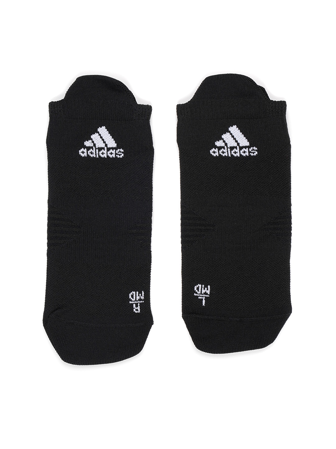 

ADIDAS Unisex Black & White Patterned Ankle Length Socks