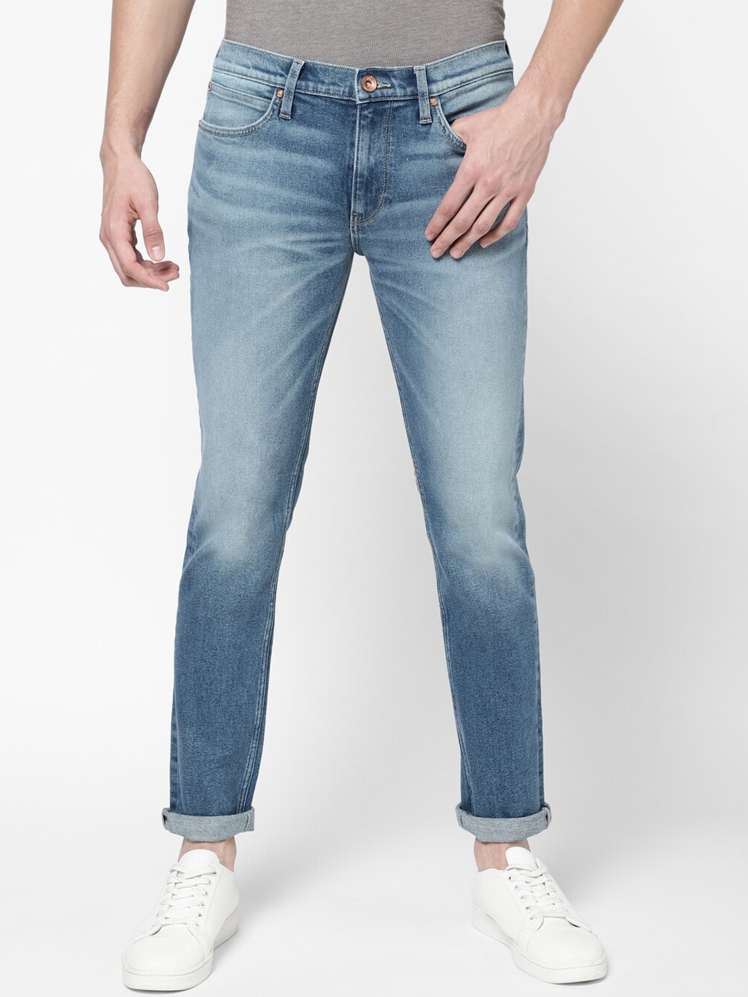 

Lee Men Blue Slim Fit Light Fade Stretchable Jeans