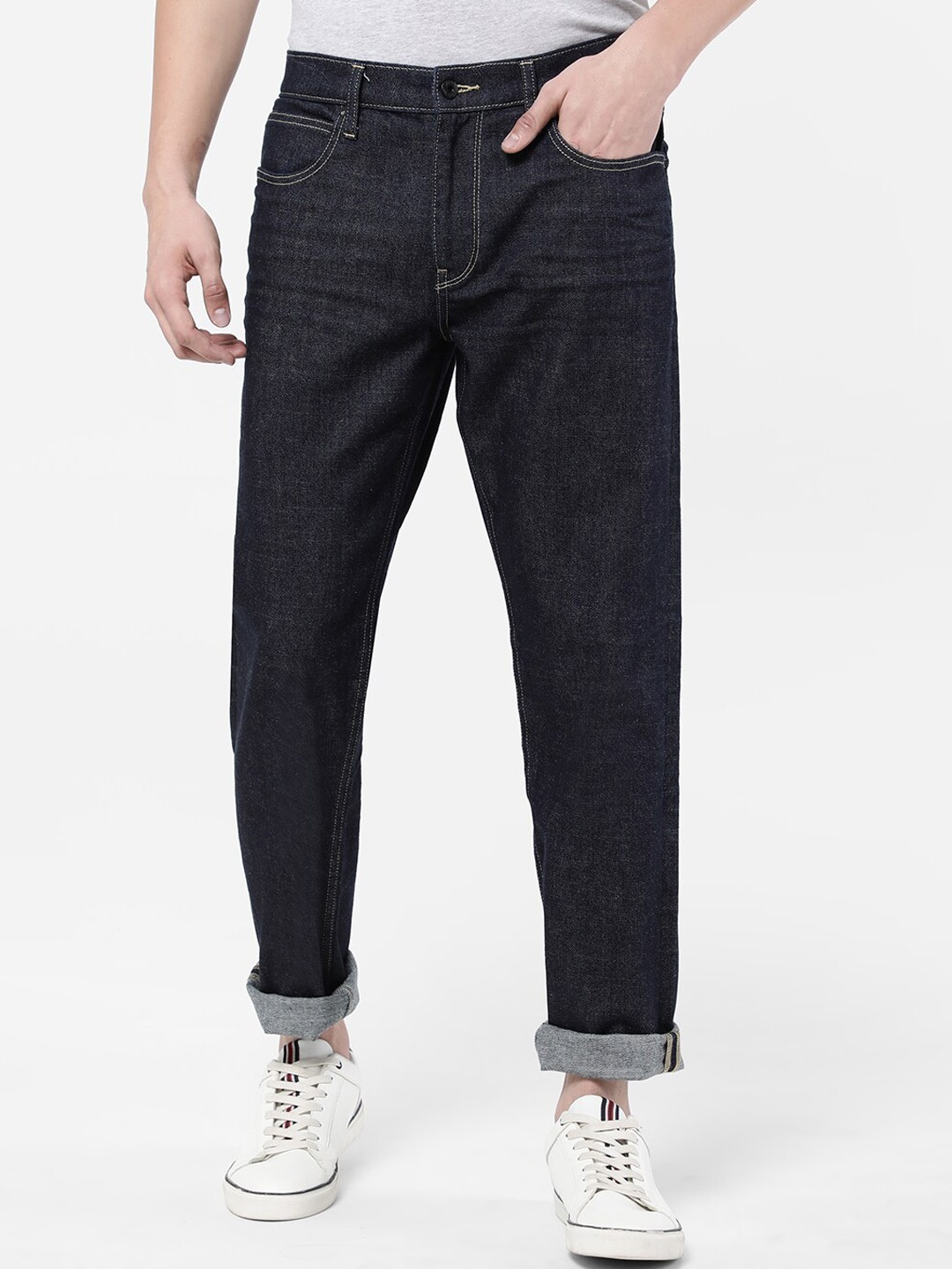 

Lee Men Navy Blue Stretchable Clean Look Jeans