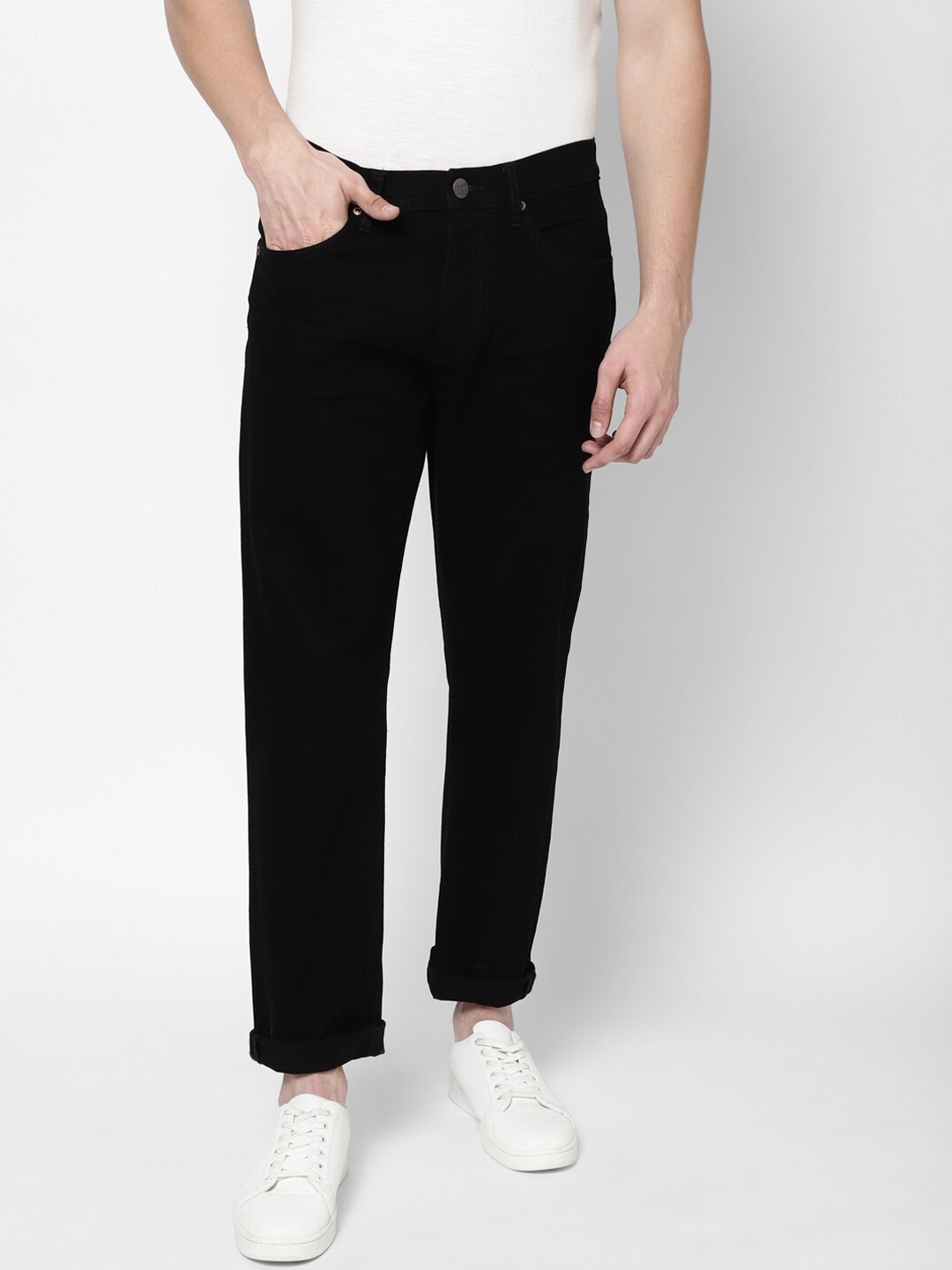 

Lee Men Black Stretchable Jeans