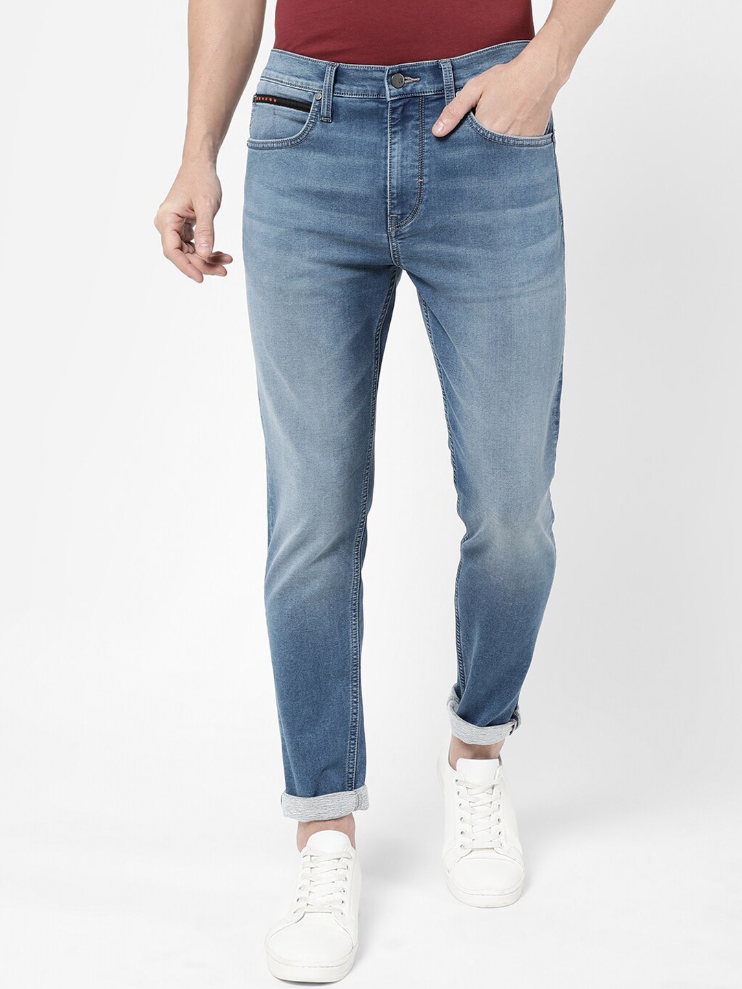 

Lee Men Blue Slim Fit Heavy Fade Stretchable Jeans