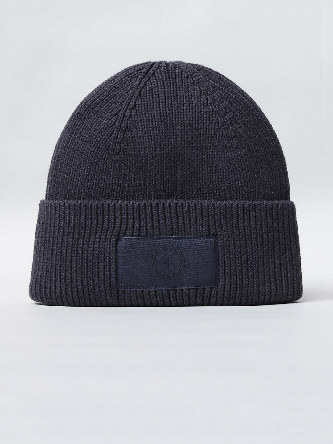 

Jack & Jones Men Blue Self Design Pure Cotton Beanie