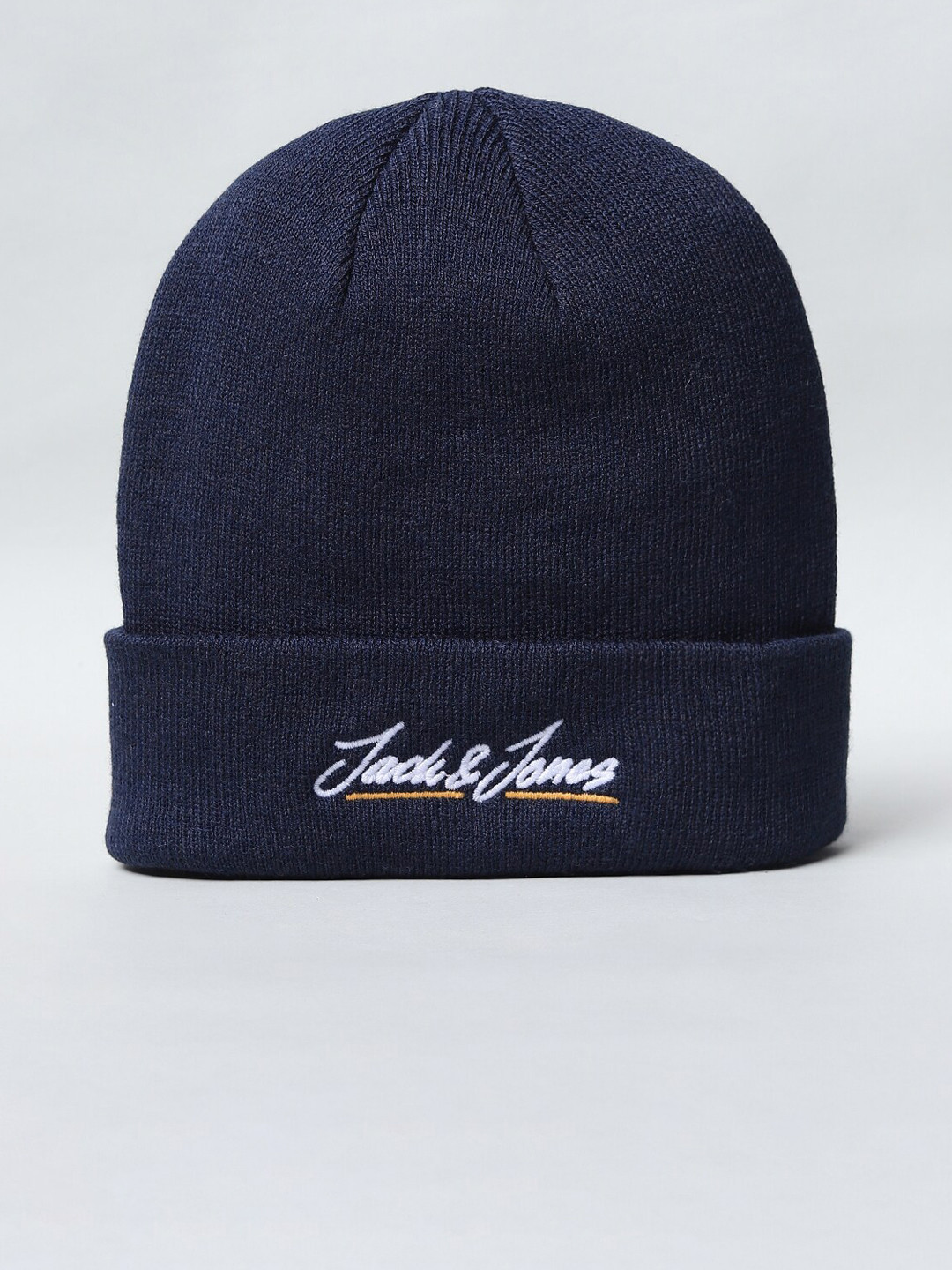 

Jack & Jones Men Navy Blue Beanie