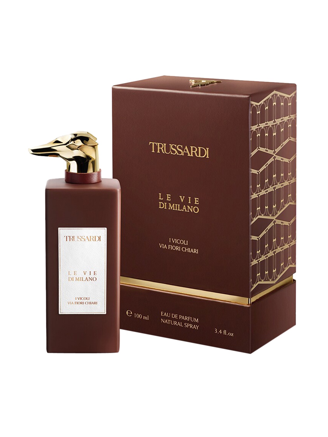 

Trussardi Le Vie di Milano Via Fiori Chiari Eau De Parfum 100 ml, Transparent