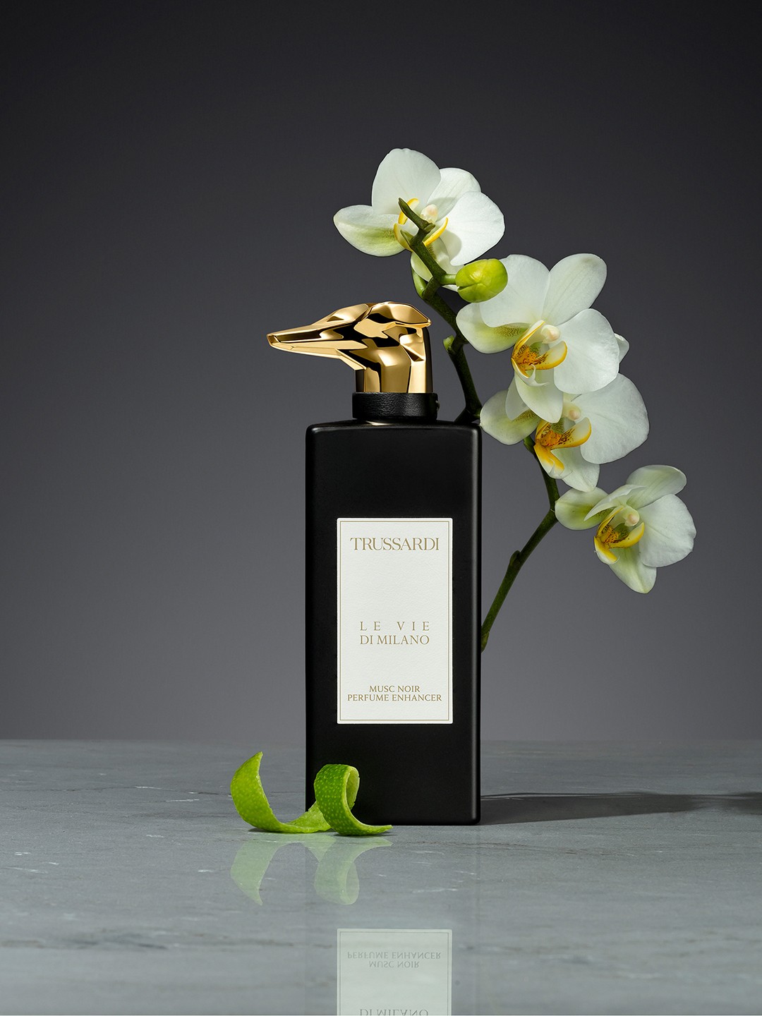 

Trussardi Le Vie di Milano Musc Noir Enhancer EDP- 100 M, Transparent