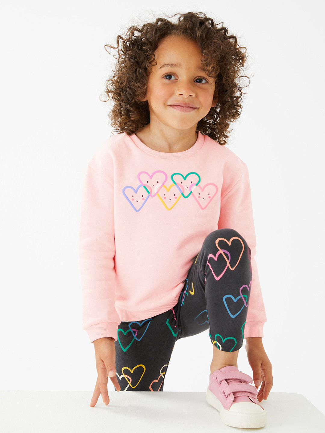 

Marks & Spencer Girls Pink Sweatshirt