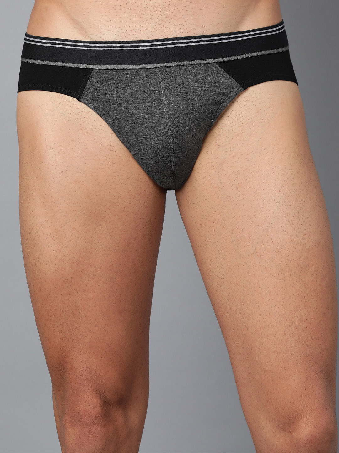 

Roadster Men Black Solid Anti-Microbial Briefs