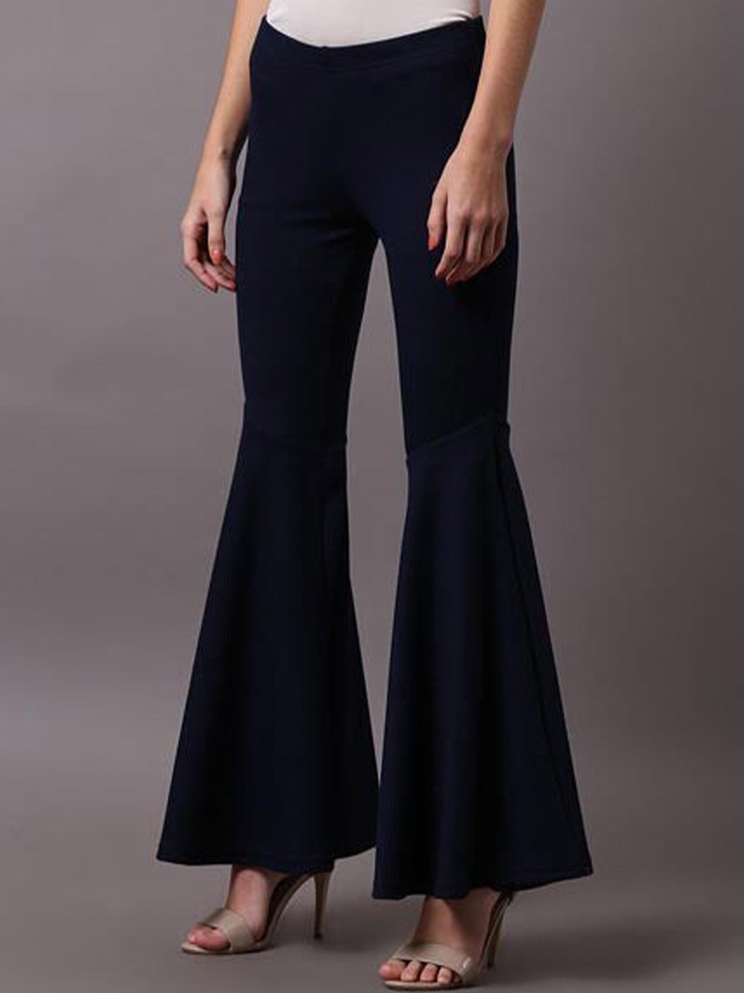 

Lakshita Women Navy Blue Ethnic Palazzos