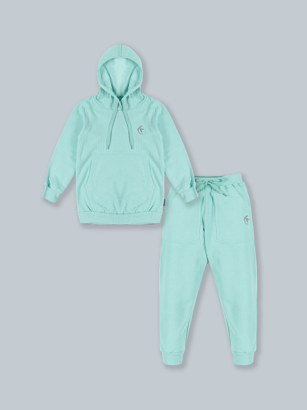 

KiddoPanti Kids Blue Solid Track Suit