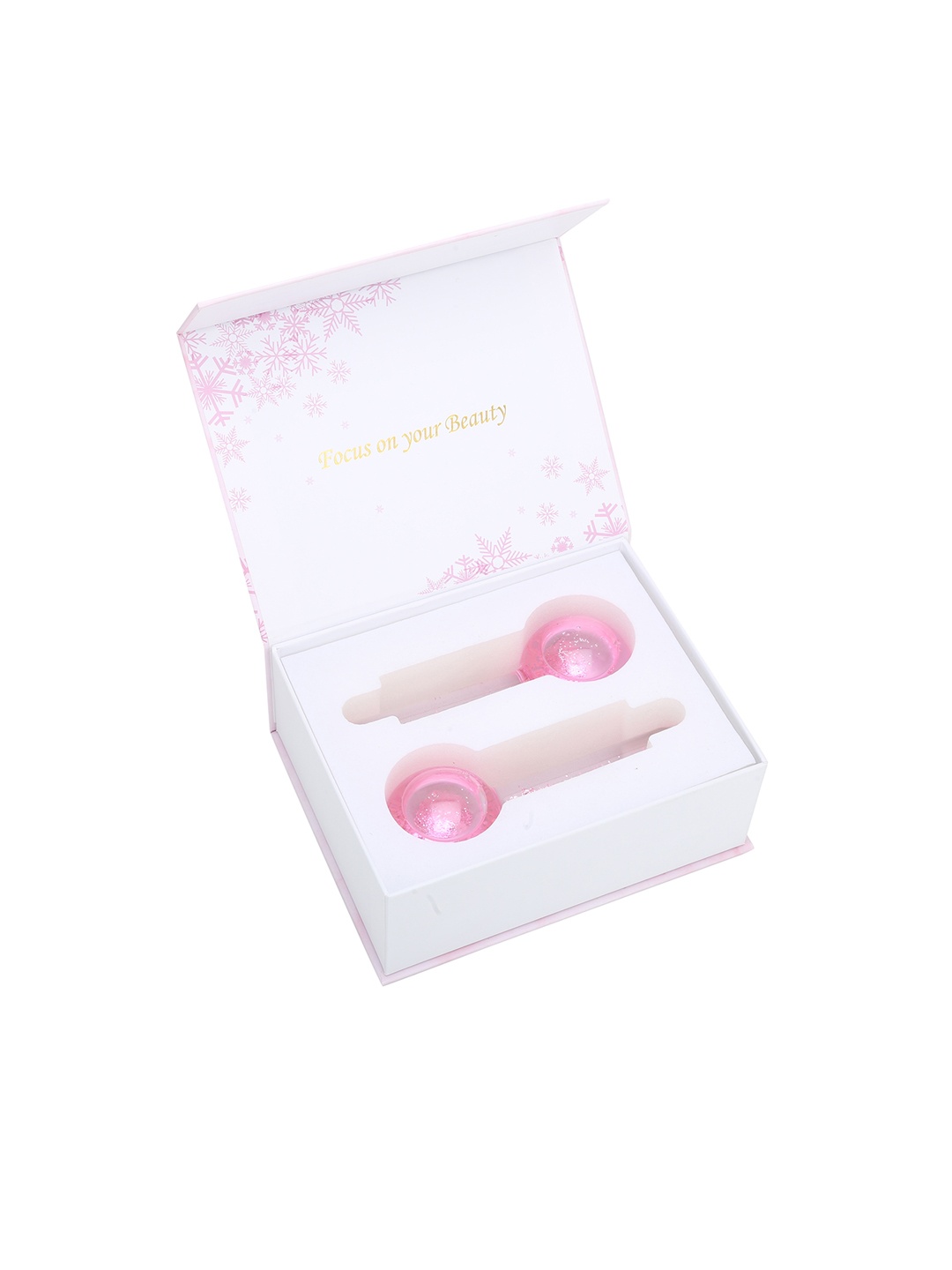 

OROSSENTIALS Set Of 2 Ice Globes, Pink