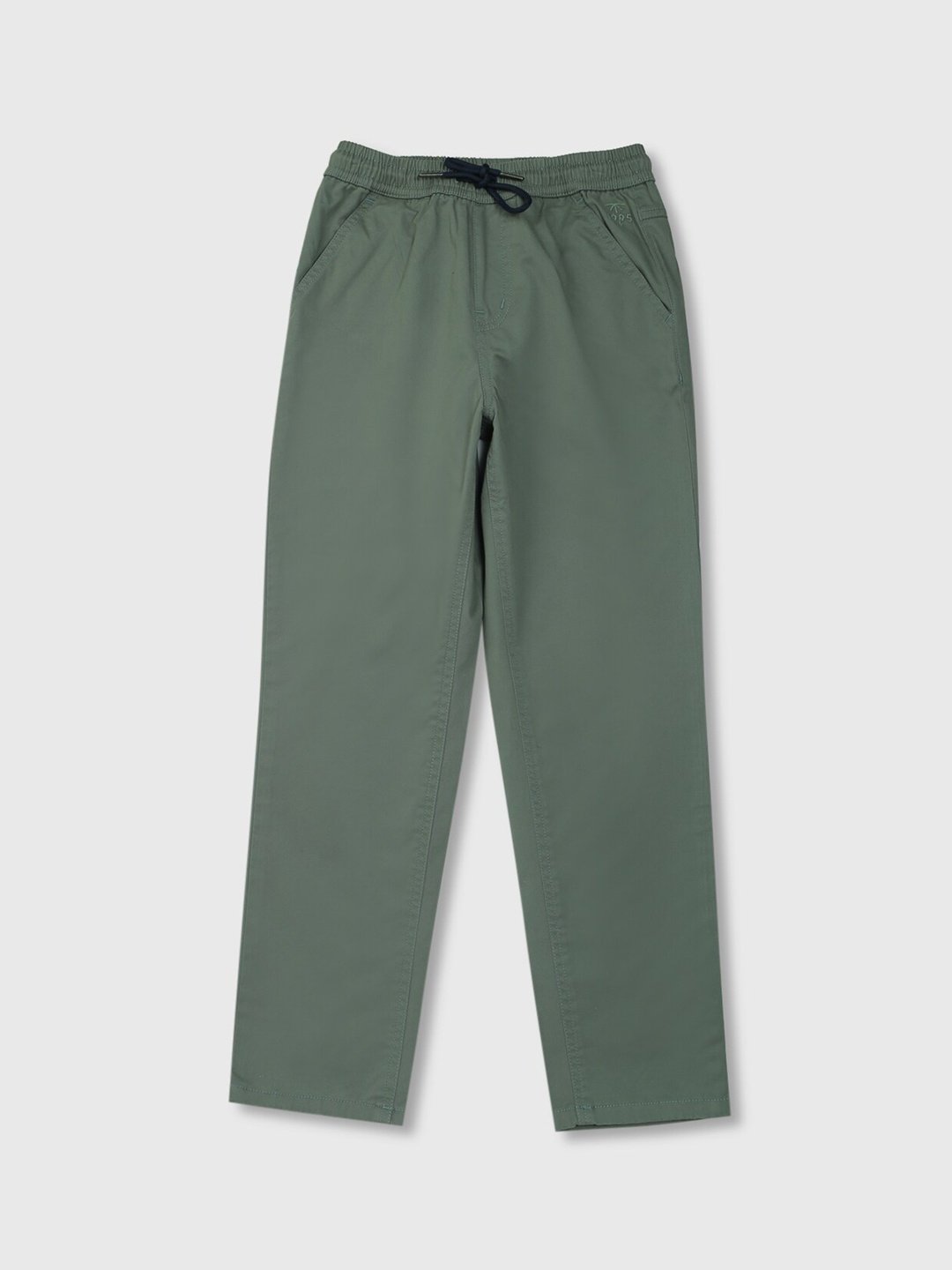 

Palm Tree Boys Green Solid Trousers