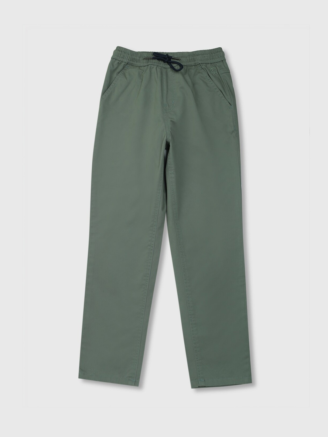 

Palm Tree Boys Green Solid Trousers
