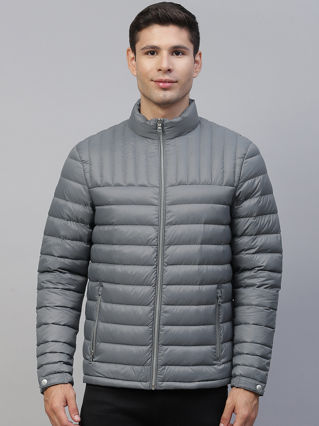 

Marks & Spencer Men Grey Puffer Jacket
