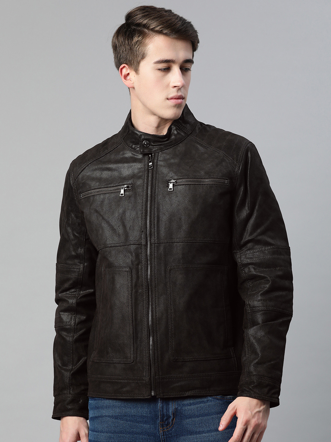 

Marks & Spencer Suede Leather Jacket, Brown