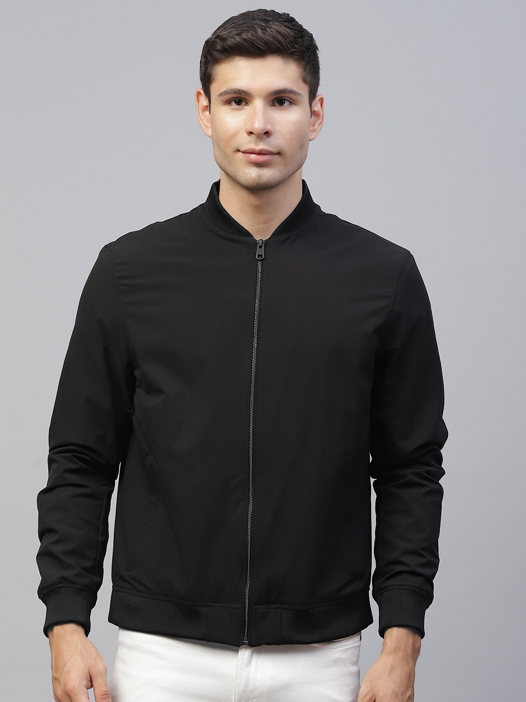 

Marks & Spencer Men Black Water Resistant Bomber Jacket