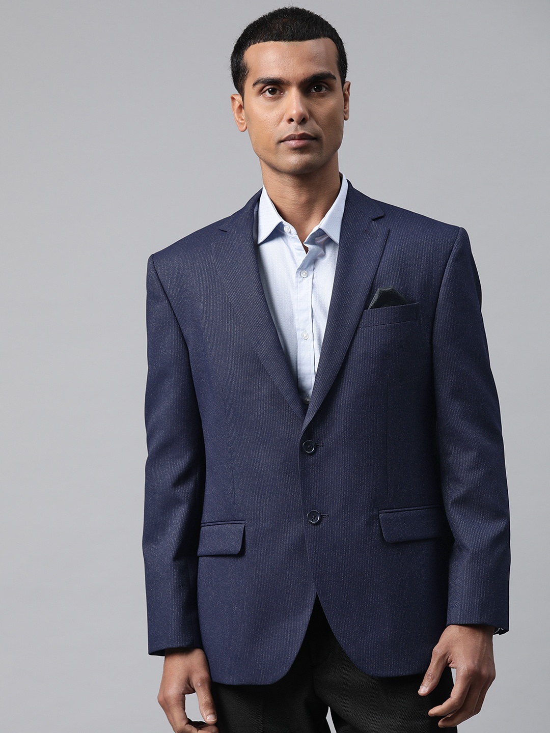 

Marks & Spencer Textured Formal Blazer, Navy blue