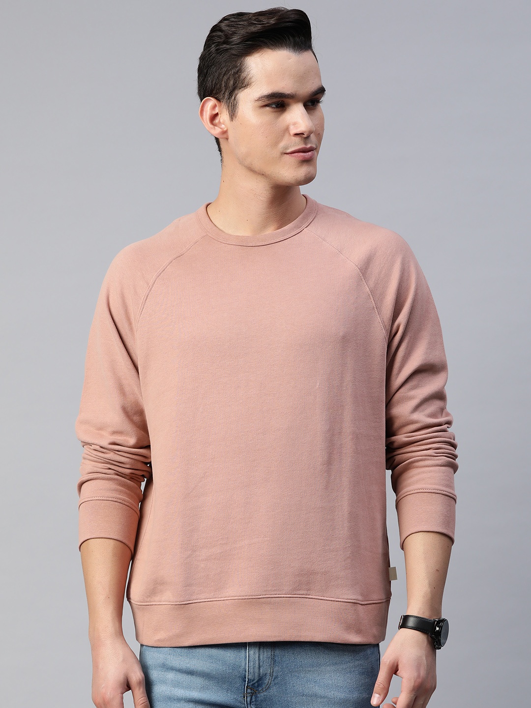 

Marks & Spencer Pure Cotton Raglan Sleeves Sweatshirt, Rose