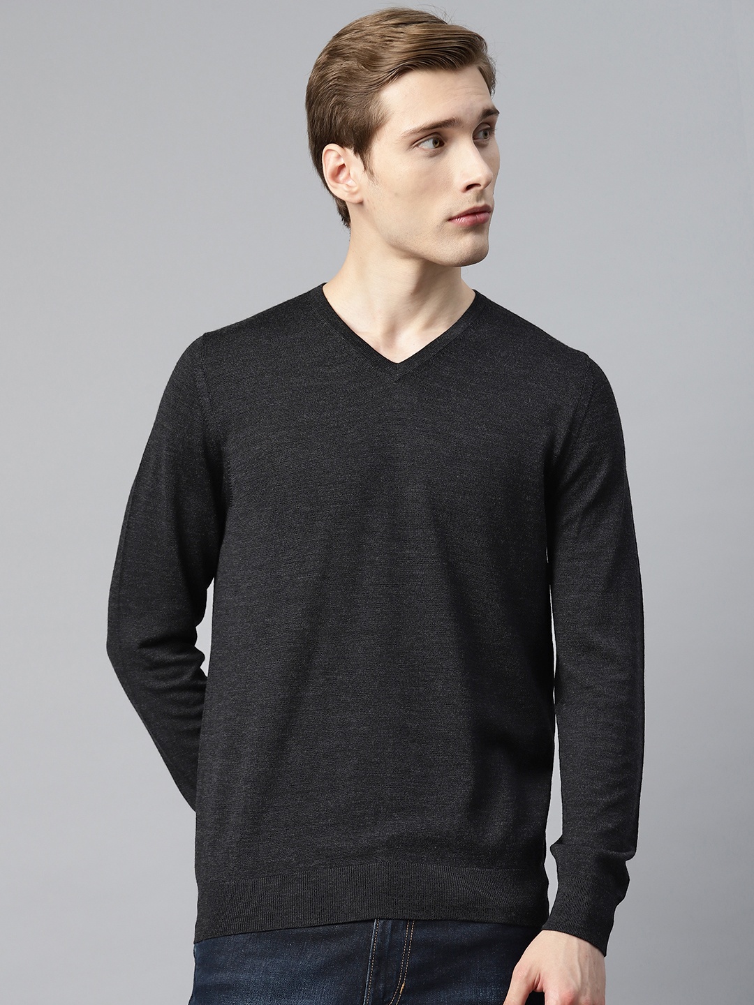 

Marks & Spencer Merino Wool Pullover, Charcoal